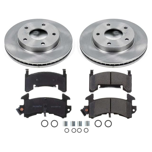 Power Stop Autospecialty KOE2847 Front and Rear Replacement Brake Kit-OE Brake Rotors & Ceramic Brake Pads For Oldsmobile Toronado 1979-1985 [Model Specific]