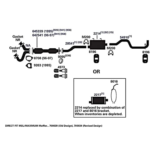 Exhaust Pipe AP Exhaust Products 28541