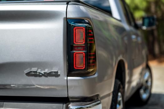Morimoto LED XB Taillights Fits Dodge Ram 1500 2019+, Plug and Play Smoked Taillight Assemblies (LF519)
