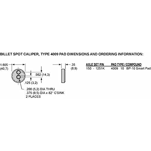 Polished Caliper-Billet Spot
