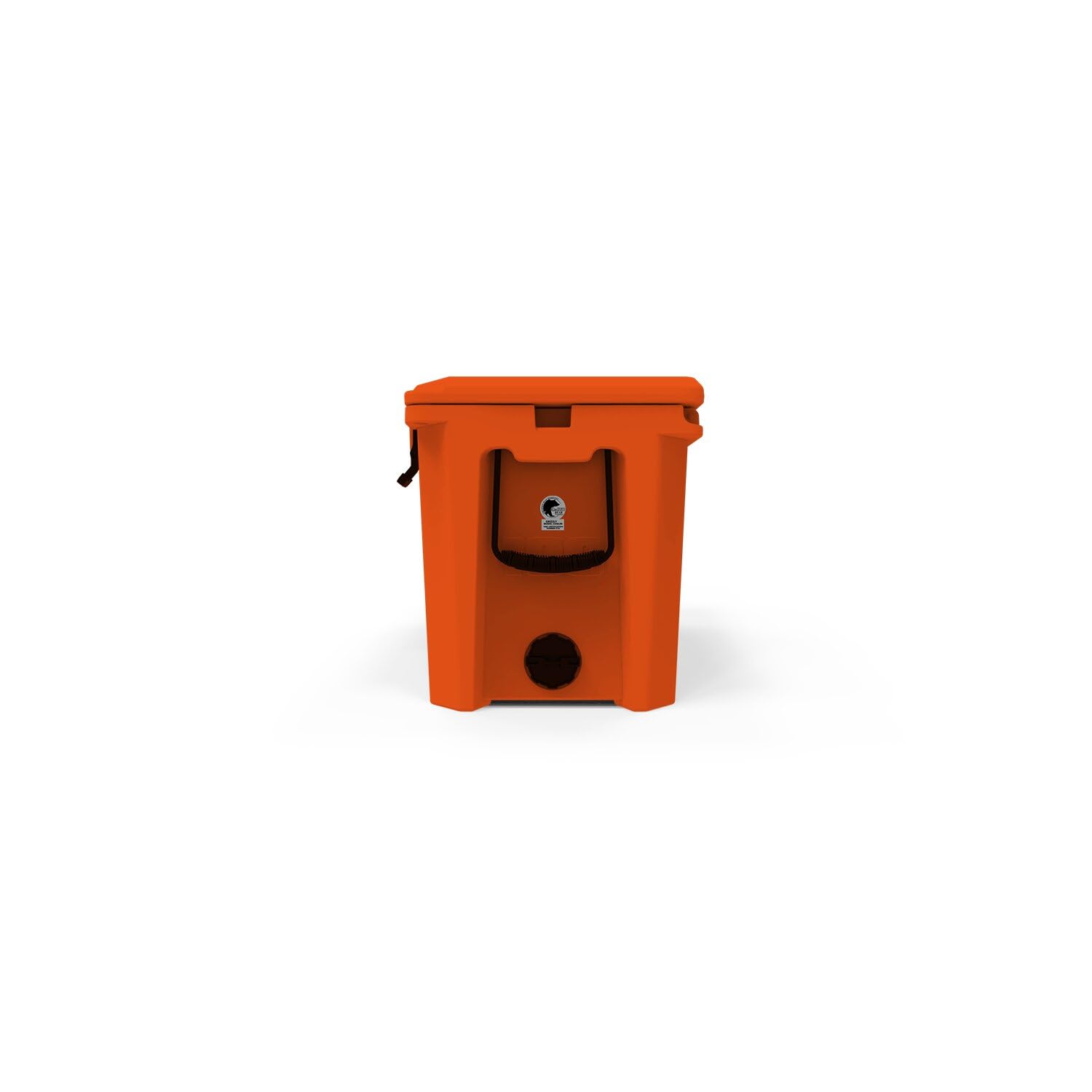 100 Cooler Grizzly | 100 qt Ice Chest Durable Rotomolded Insulated | Made in USA | Warranty for Life | for Beach Boat Camping Fishing Hunting | G100 | Orange