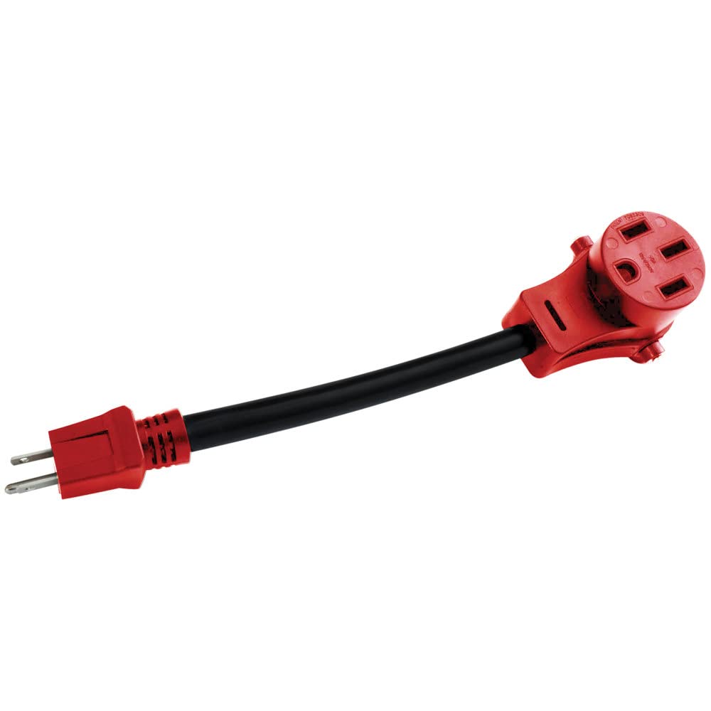 ADAPTER CORD VALTERRA LLC A101550VP, 12", RED, C