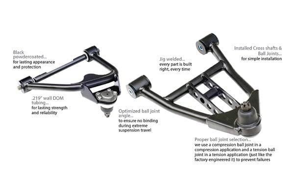 1967-70 Chevy Impala Rear StrongArms Kit Ridetech