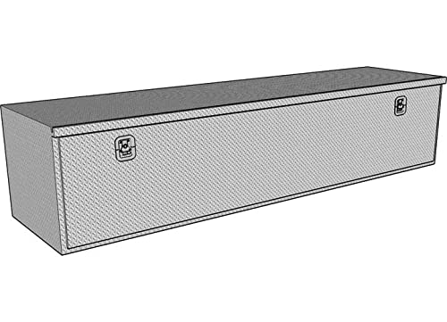 HUB2460 Unique Truck Accessories 24In X 24In X 60Inl Hd Under Body, .100 Thick Diamond, Drop Down Door