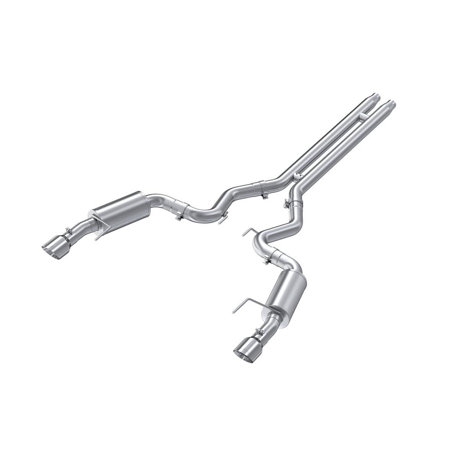 3" Dual Split Rear MBRP T409 Cat Back with 4.5" Tips Street Version