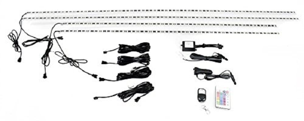 Adaptive RGB LED Underbody Kit Race Sport RSUKIT, Multi-Color