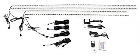 Adaptive RGB LED Underbody Kit Race Sport RSUKIT, Multi-Color