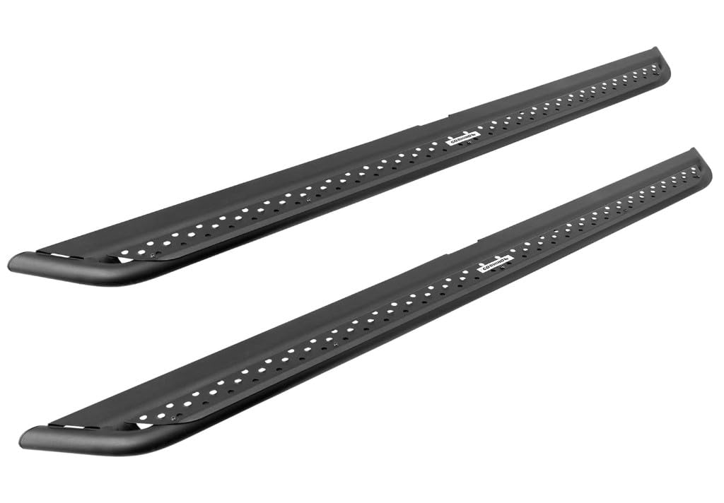 Dominator Xtreme DSS Sidestep & Brackets Go Rhino | Mild Steel, Textured Black | DSS4346T | Fits 2005-2025 Nissan Frontier, Crew Cab