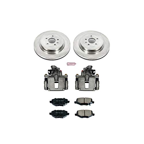 Power Stop Rear KCOE6376 Auto specialty 1-Click OE Replacement Brake Kit with Caliper, 1 Pack