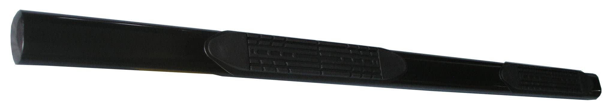 TrailFX 4 Inch Black Oval Tube Truck Running Boards Side Fits Ford F-150 SuperCrew 2004-2008 Steps Powder Coated Mild Steel Slip-Resistant Step Pads Rocker Panel Mount TrailFX 2930314043