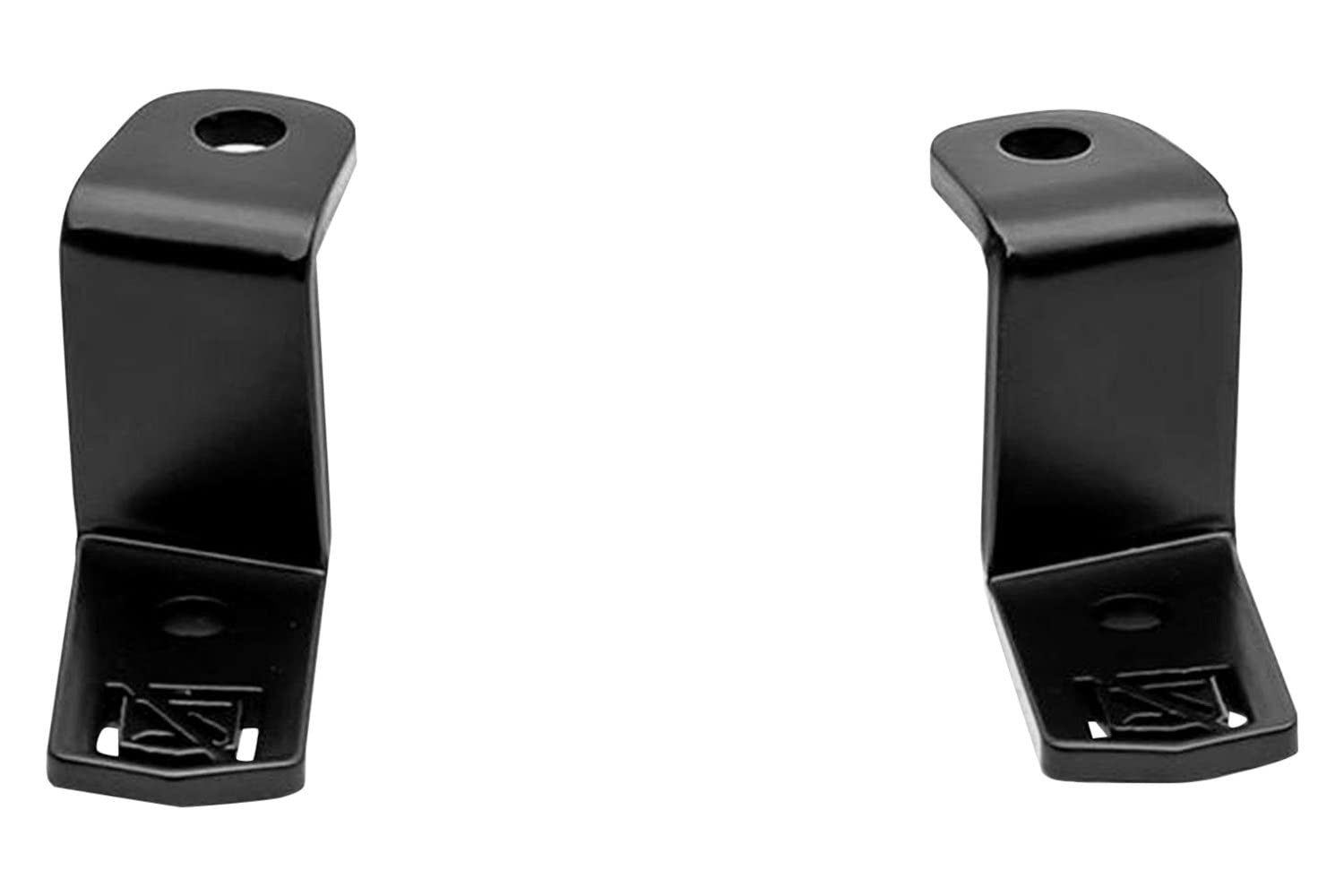 ZROADZ LED Mounting Bracket Ditch Hood Hinge - Compatible with Ford 2018-2020 F150 - to Mount (2) 3 Inch LED Pod Lights - Mild Steel Gloss Black - Bolt-On Easy Installation - PN #Z365711