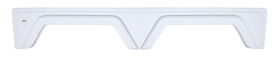 Tandem Axle Fender Skirt ICON 01791 for Glendale - Polar White