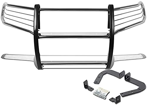 Bumper Guard Black Horse Grille brush Modular Stainless Steel Compatible with 2019-2024 Toyota RAV4-17A093904MSS