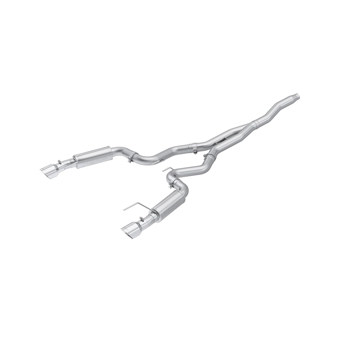 3" MBRP S7275AL Cat Back, Dual Split Rear, Race Version Exhaust System with 4.5" Tips (Aluminized Steel)