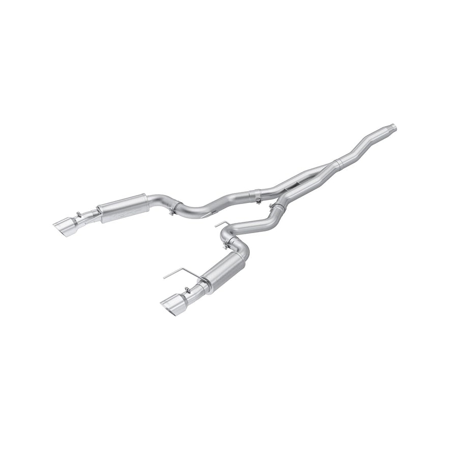 3" MBRP S7275AL Cat Back, Dual Split Rear, Race Version Exhaust System with 4.5" Tips (Aluminized Steel)