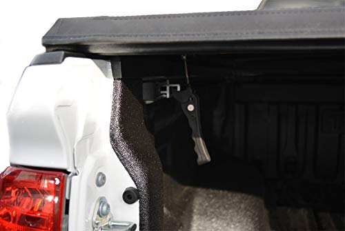 Premier Black Horse Soft Trifold Truck Bed Tonneau Cover Compatible with 2015-2024 Ford F-150 6.7ft Bed-PRS-FO13
