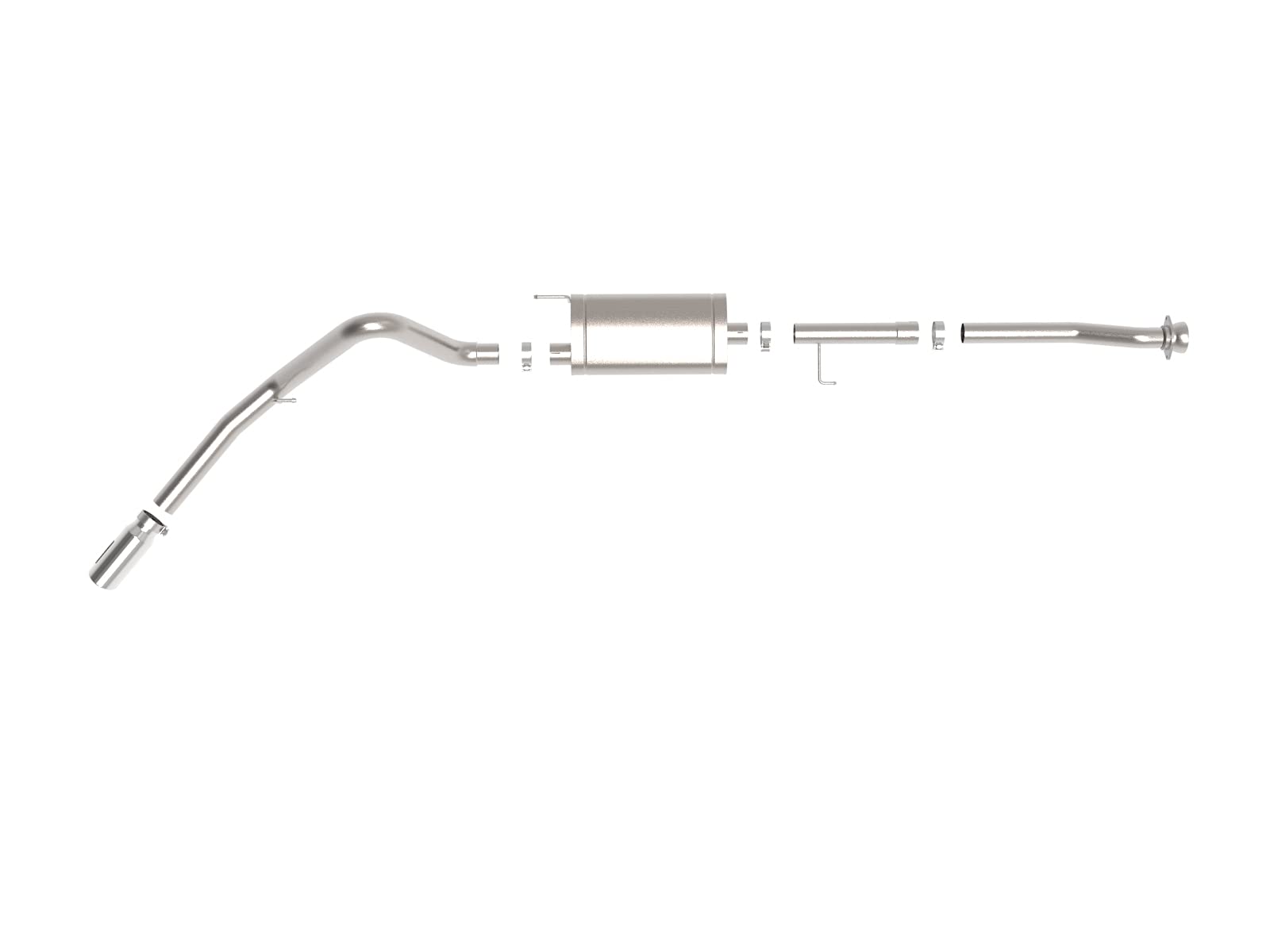 aFe POWER Apollo GT Series 3 IN to 3-1/2 IN 409 SS Cat-Back Exhaust System w/Polish Tip, fits Ford F-150 2021 V6-2.7L/3.5L (tt)/V8-5.0L