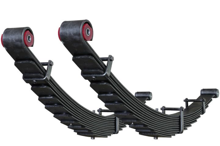 Front Carli Leaf Spring Kit, 2000-02 Ford Excursion w/7.3L, 4/5” Lift