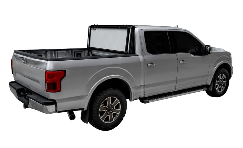 G3010049 LOMAX Stance Hard Tri-Fold Cover; Black Urethane Finish; Split Rail;