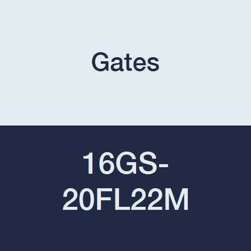 GlobalSpiral Couplings Gates 16GS-20FL22M, Code 61 O-Ring Flange, Zinc Plated Carbon Steel, 6.61", 22 1/2° Bent Tube, 1" ID