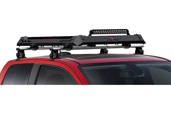 Traveler Black Horse aluminum Roof mounted cargo basket Rack (58"x15"x9") Silver Compatible with 13-23 Silverado 1500|15-20 Ford F-150|13-23 Ram 1500|19-23 Silverado 1500|2019-2023 Ram 1500-TRRB160S