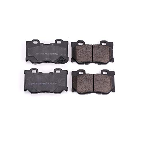 Power Stop Z16 16-1347 Rear Ceramic Brake Pads For FX50, G37, M35h, M37, M56, Q50, INFINITI, Q60, Q70, Q70L, Q, 370Z, Niss [Model Specific]