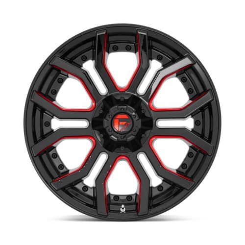 1PC Fuel D712 24X12 8X180 GL-BLK-RTTC -44MM - D71224201847