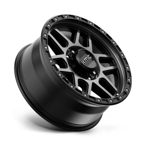 KMC Wheels 20X9 MESA 8X1705 0mm SATIN BLACK WITH GRAY TINT - KM54429087400