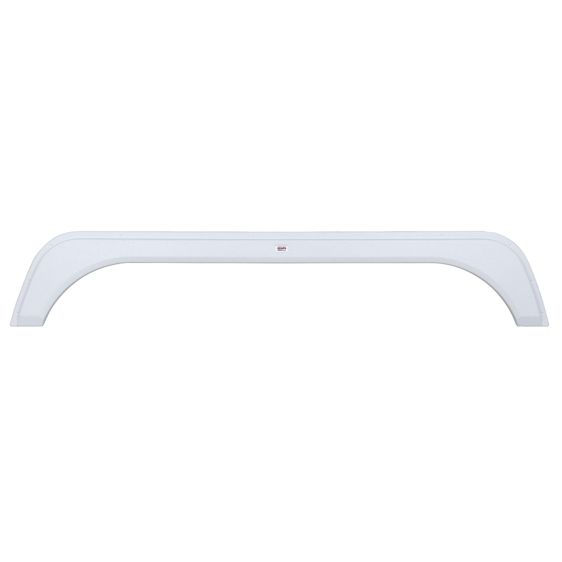 Tandem Axle Fender Skirt ICON 15294 for KZ - Polar White