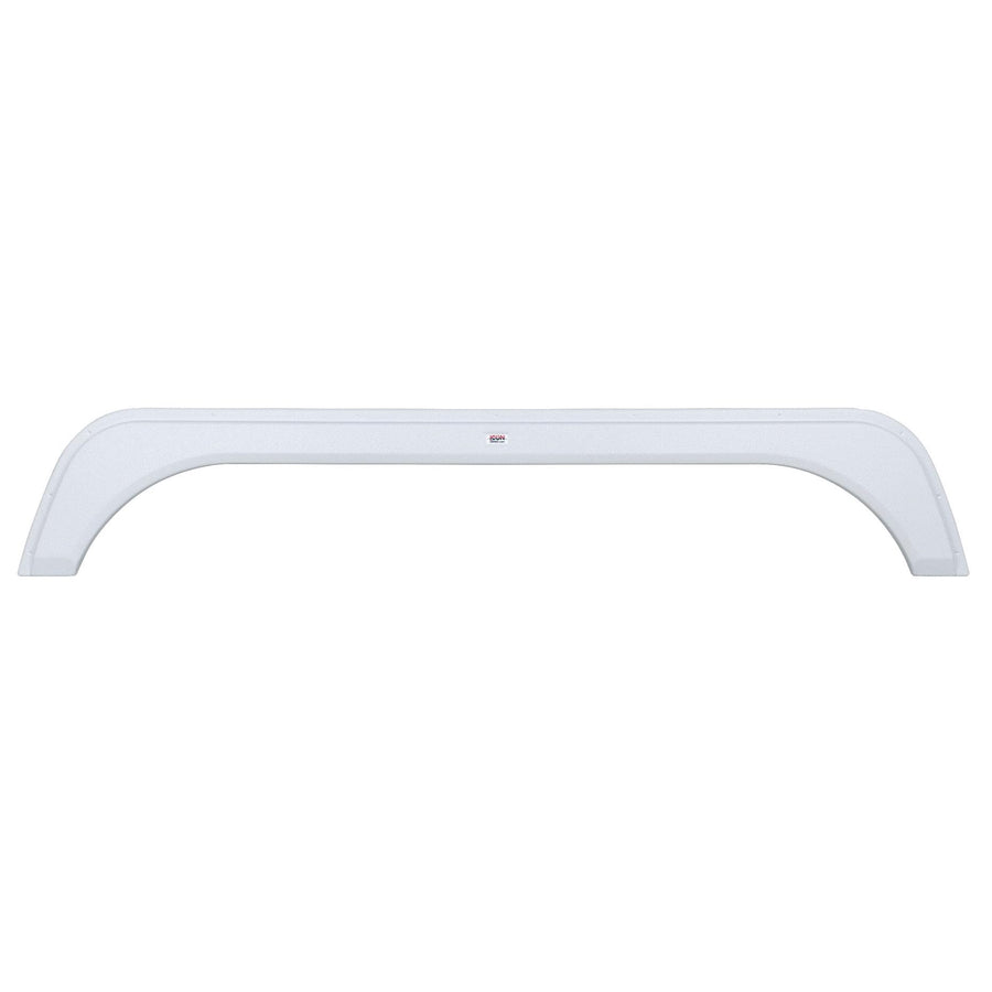 Tandem Axle Fender Skirt ICON 15294 for KZ - Polar White