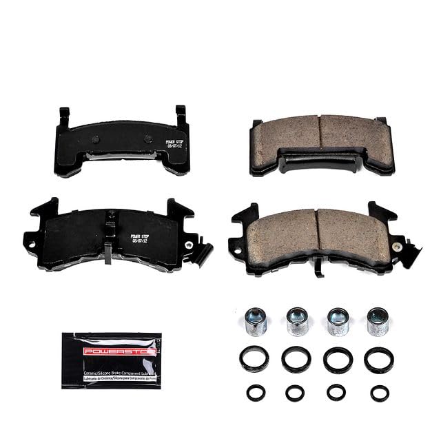 Power Stop Z23-154 Z23 Evolution Sport Carbon Fiber Infused Ceramic Brake Pads with Hardware