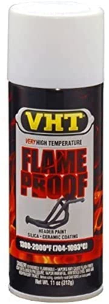 Vht High Temperature Extreme Coating Flat White Primer 11 Oz. Aerosol - Lot of 6
