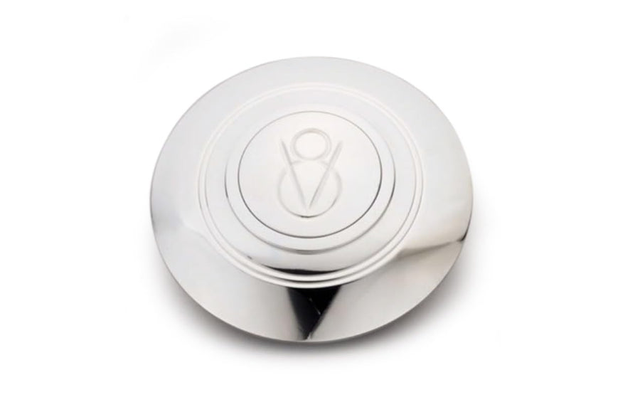 STEERING WHEELS LECARRA 3455 Horn Cover Assembly Dome d V8 Logo Polished