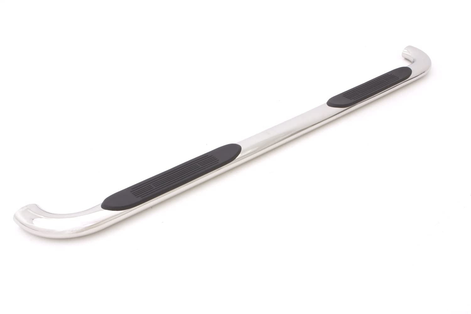 Lund RealTruck 23274783 Polished Stainless Steel 4" Oval Bent Nerf Bars for 2009-2018 Dodge Ram 1500 Quad Cab