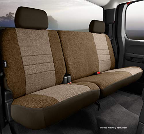 Custom Fit Rear Seat Cover FIA OE32-94 Split Seat 60/40 - Tweed (Taupe)