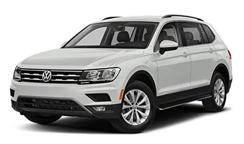 Black Aluminum Black Horse Exceed Running Boards Compatible with 2011-2020 Volkswagen Tiguan