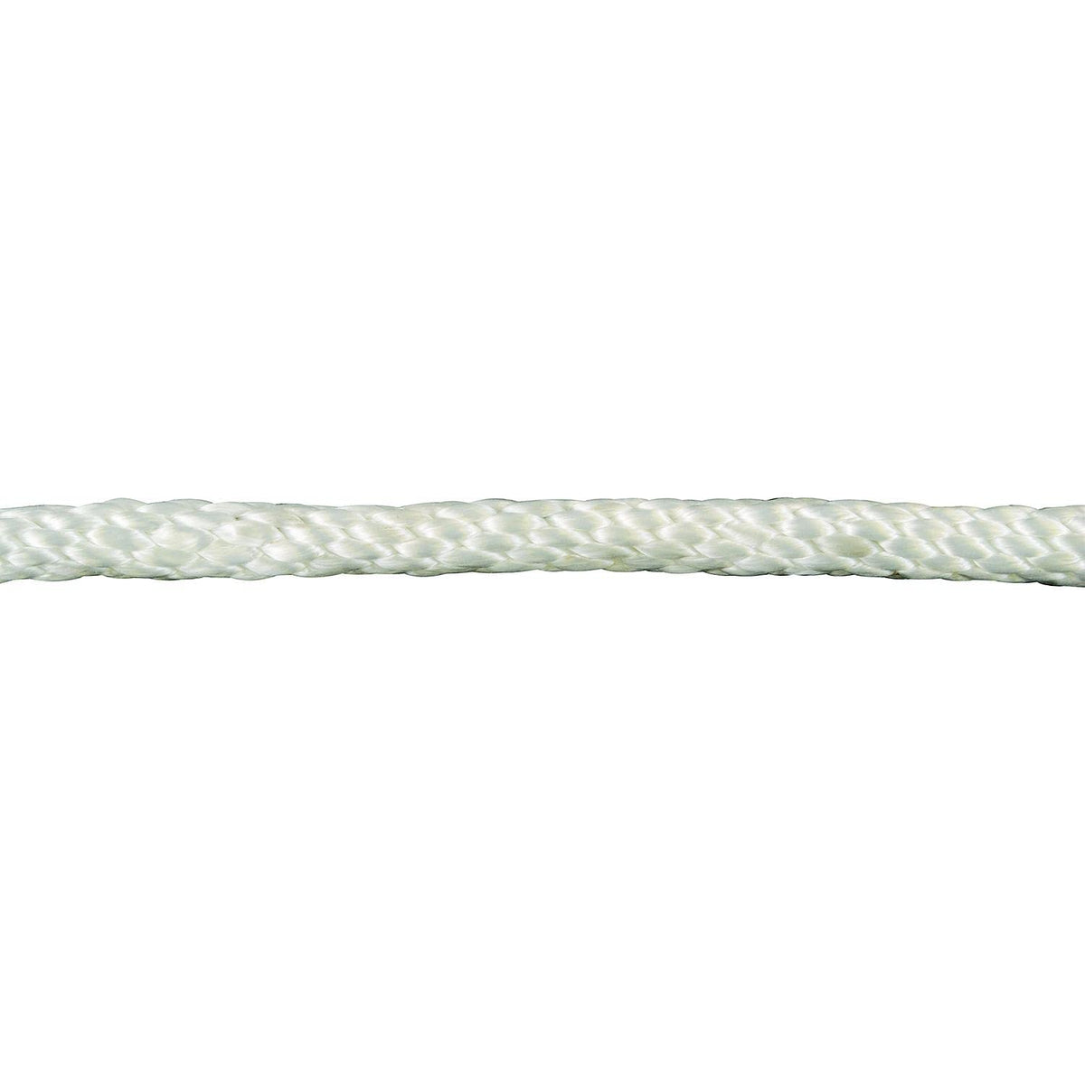Attwood Solid Braid 11724-1 Multifilament Polypropylene Anchor Line with Thimble 3/8-Inch x 100-Feet, White