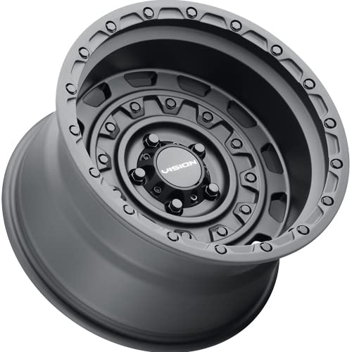 Custom Vision 403 TACTICAL Wheel - 17x10, -25 Offset, 5x127 Bolt Pattern, 78.1mm Hub - Gunmetal Rim