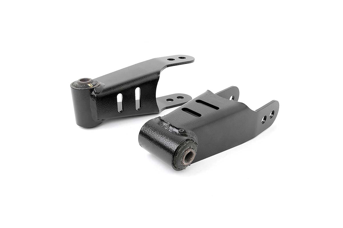 Rough Country 1-1.5" Lowering Rear Shackles for 19-25 Chevy/GMC 1500 - RC0504