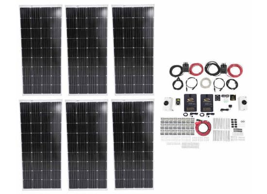 Go Power! 1200 Watts All Electric Solar Charging Kit AE-6