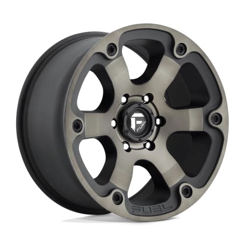 D564 BEAST FUEL OFF-ROAD 17X9, 6X5.5, 5.75, 19mm MATTE BLACK DOUBLE DARK TINT - D56417908456