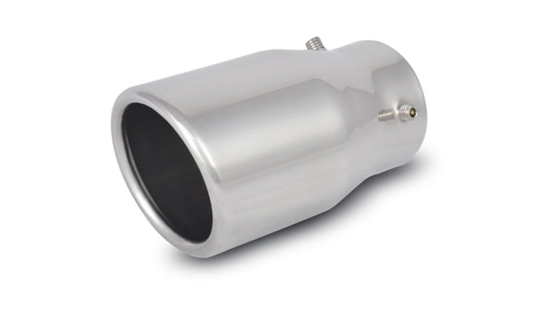 Vibrant 1505 Vibrant 2.5" Round Stainless Steel Bolt-On Tip