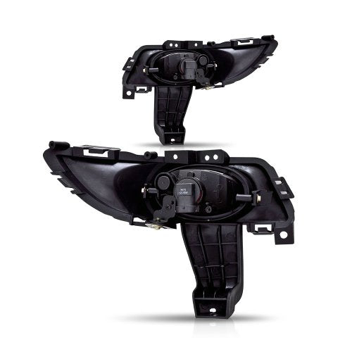 Winjet Driving Fog Lights Compatible with [2004 2005 2006 Mazda 3] + Switch + Wiring Kit