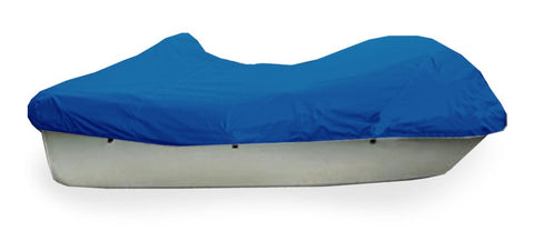 Semi-Custom Trailerite Boat Cover for 5 Seater Paddle Boats, Pacific Blue (7'8" CL x 65" B)