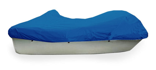 Semi-Custom Trailerite Boat Cover for 5 Seater Paddle Boats, Pacific Blue (7'8" CL x 65" B)