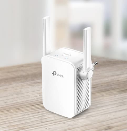 TP-Link N300 WiFi Extender (TL-WA855RE) - Covers Up to 800 Sq.ft, Supports WiFi Range Extender up to 300Mbps Speed, Wireless Signal Booster and Access Point for Home, Single Band 2.4Ghz Only, Black