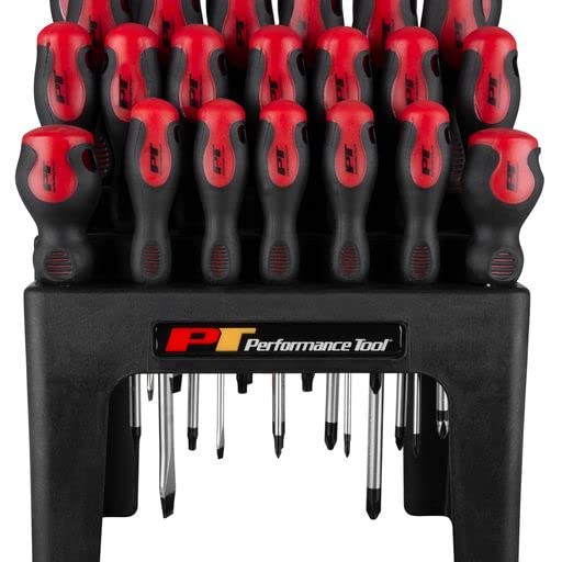 W1726 Performance Tool 26-Piece Screwdriver Set with Rack