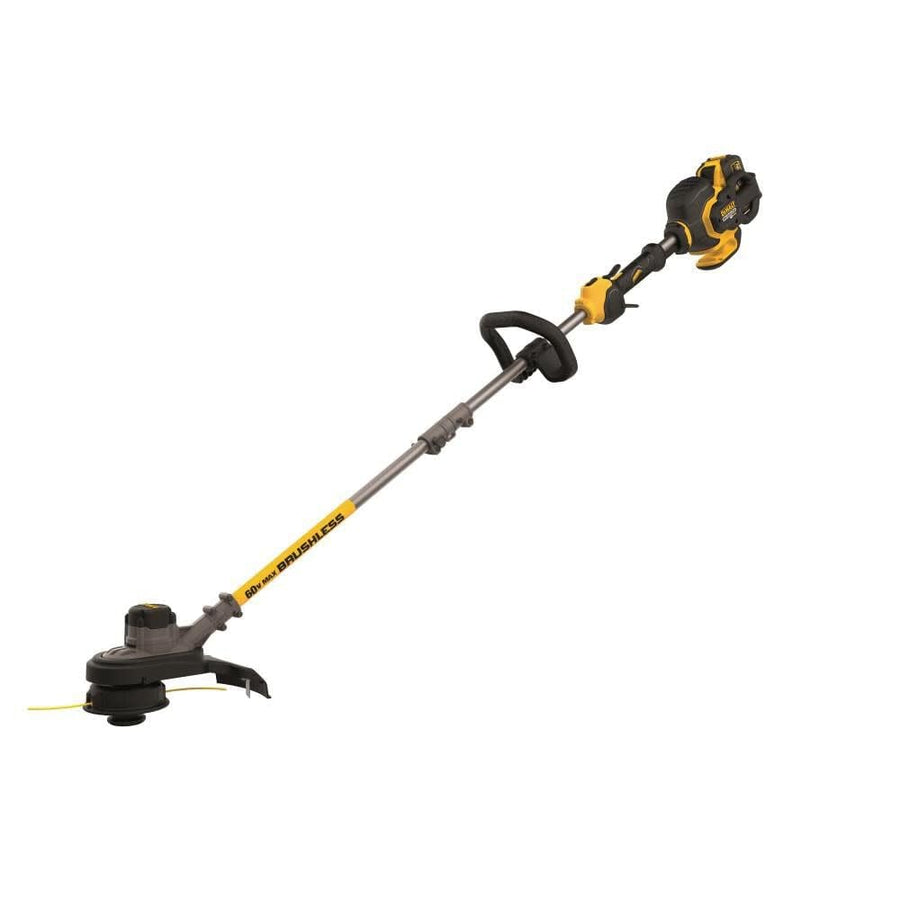 FLEXVOLT DEWALT 60V MAX* String Trimmer, Brushless, Two Speed, 15-Inch, 3-Ah Battery (DCST970X1)