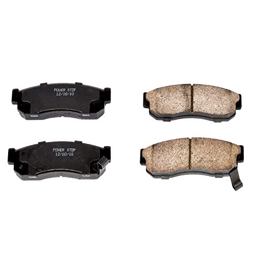 Power Stop Z16 16-275 Evolution Front Ceramic Brake Pads For Nissan Pulsar 1983, Nissan Pulsar NX 1983-1990, Nissan Sentra 1982-1990, Subaru Justy 1987-1988 [Model Specific]