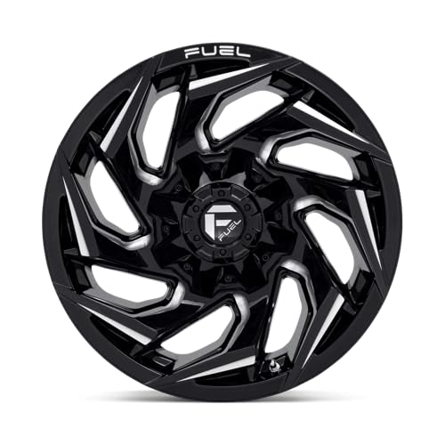 1PC Fuel D753 18X9 8X6.5 GL-BLK-MIL 01MM - D75318908250